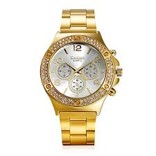 Rhinestone Bezel  Watch